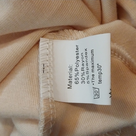 WneeduWomens Khaki Soft Casual Long Sleeve T Shirts Twist Knot  NWT Size S - Picture 5 of 8